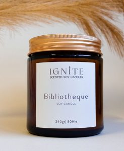 Αρωματικό κερί σόγιας Bibliotheque Ignite candles