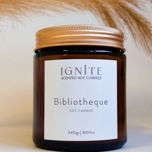 Αρωματικό κερί σόγιας Bibliotheque Ignite candles