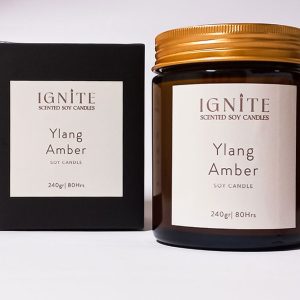 Αρωματικό κερί σόγιας Ylang-&-Amber Ignite candles 3