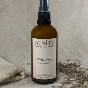 Αρωματικό κερί σόγιας White-Musk Ignite candles